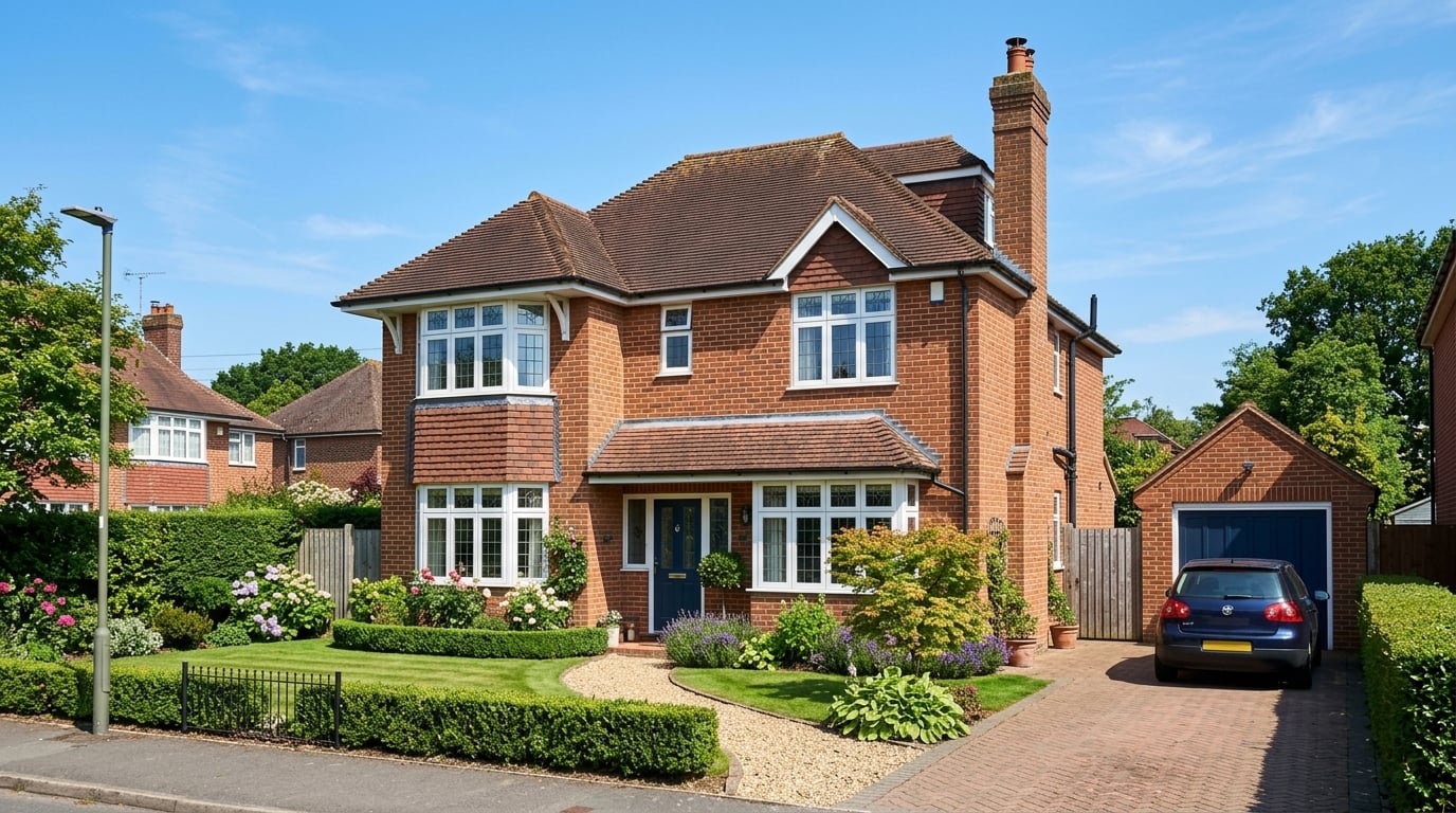 Quality roofing work on a UK home by Albert & Sons Roofing